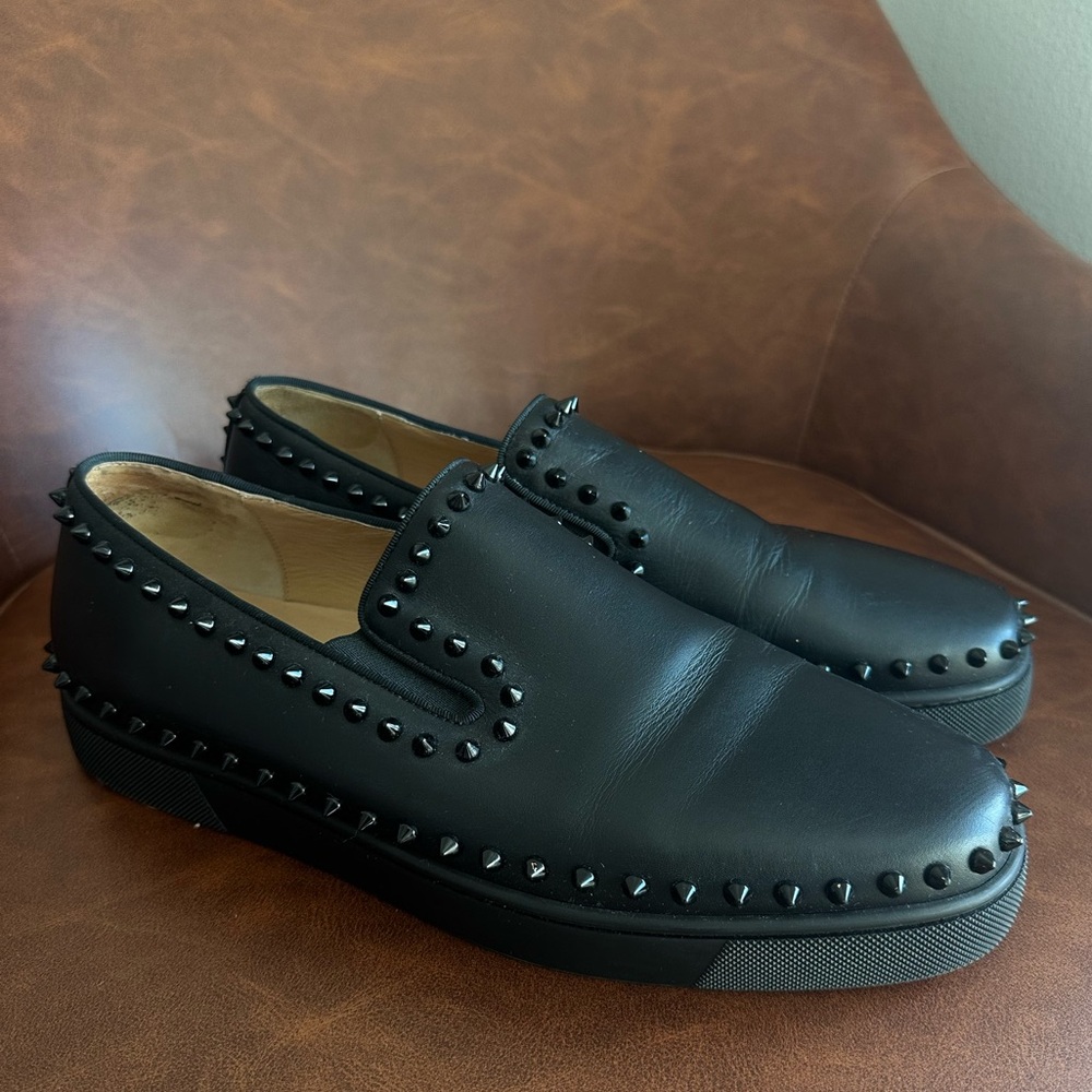 Christian Louboutin men’s slip on sneakers